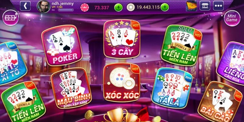 Tại TIP CLUB anh em thỏa sức trải nghiệm đa dạng game hot khi đăng nhập